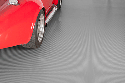 Garage Flooring | Ribbed™ Tread | G-Floor<sup>®</sup> Roll-Out Vinyl Flooring