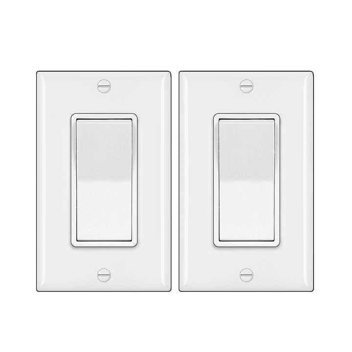 3 Way Decor Switch 120/277V Decorative Paddle Rocker Switch Wall Switch