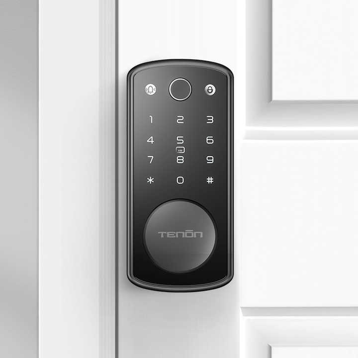 Smart Deadbolt Lock, Finger Print Key Access Digital Electronic Door Lock WiFi Network Password