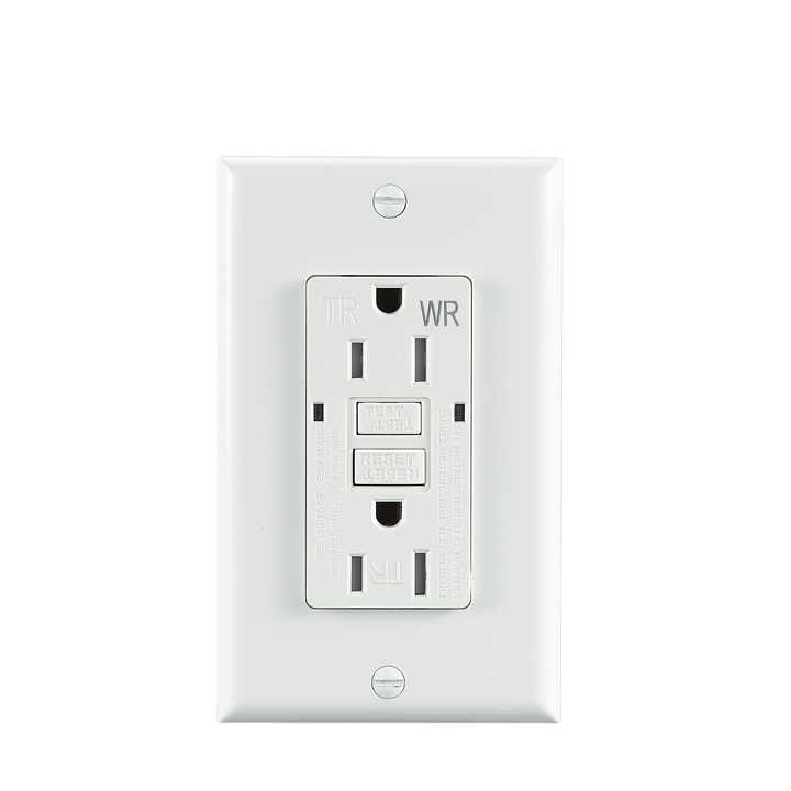 American Standard GFCI Duplex Receptacle Wall Socket GFCI for Kitchen Restaurant