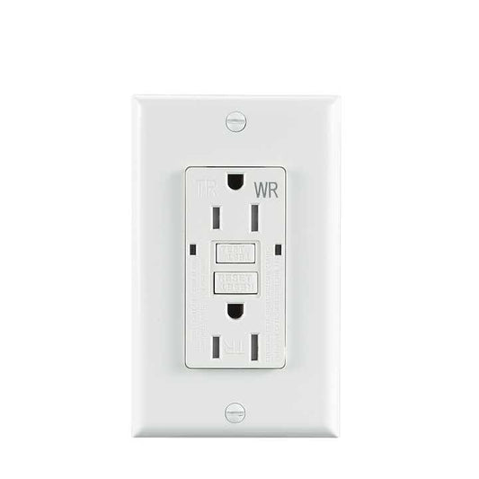 American Standard GFCI Duplex Receptacle Wall Socket GFCI for Kitchen Restaurant