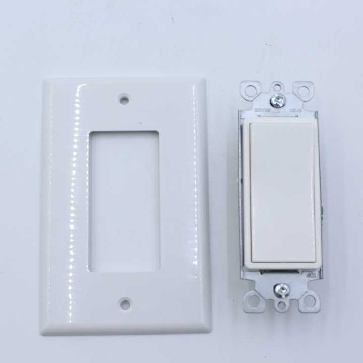 Quiet 3-Way Paddle Switch Socket UL Certified 15A Power GFCI Electric Switch 120V/277V for Home and Office Decor