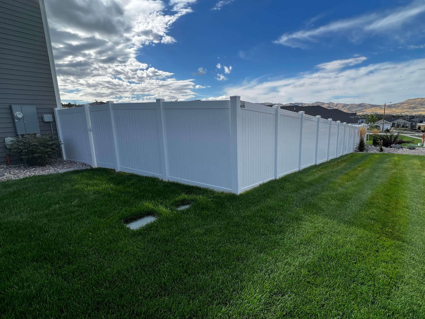 Solid Privacy Vinyl Fence
