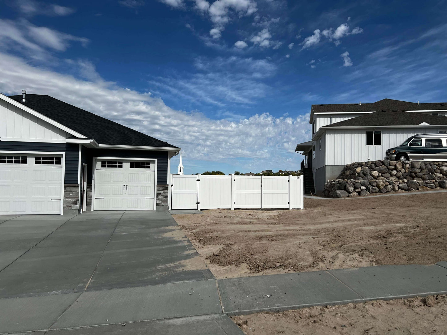 Solid Privacy Vinyl Fence