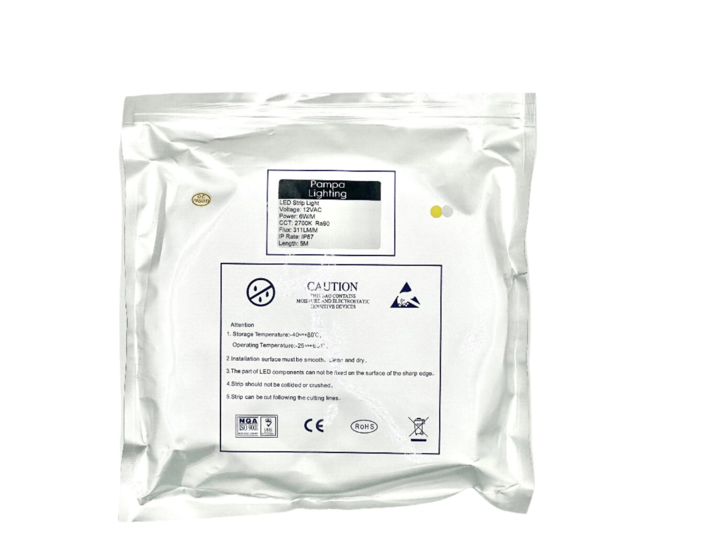 Neon 3M Frosted Strip Light 16.4' 12VAC