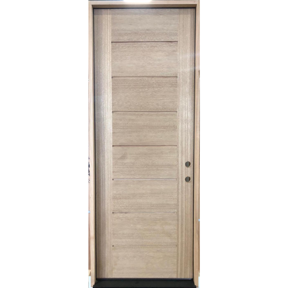3/0x8/0 Exterior Mahogany Door | 8 Panels
