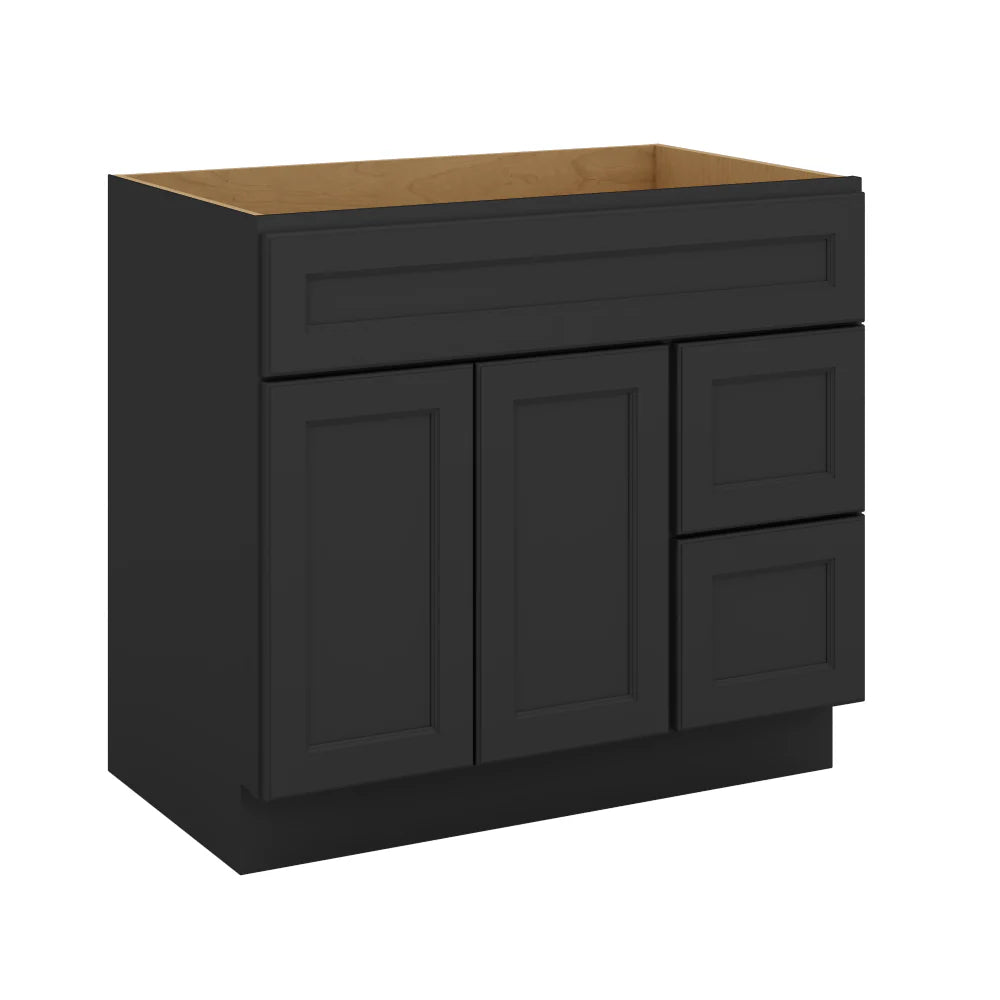 J&K Charcoal E2 Vanity Sink Combo 36" W x 33" H x 21" D