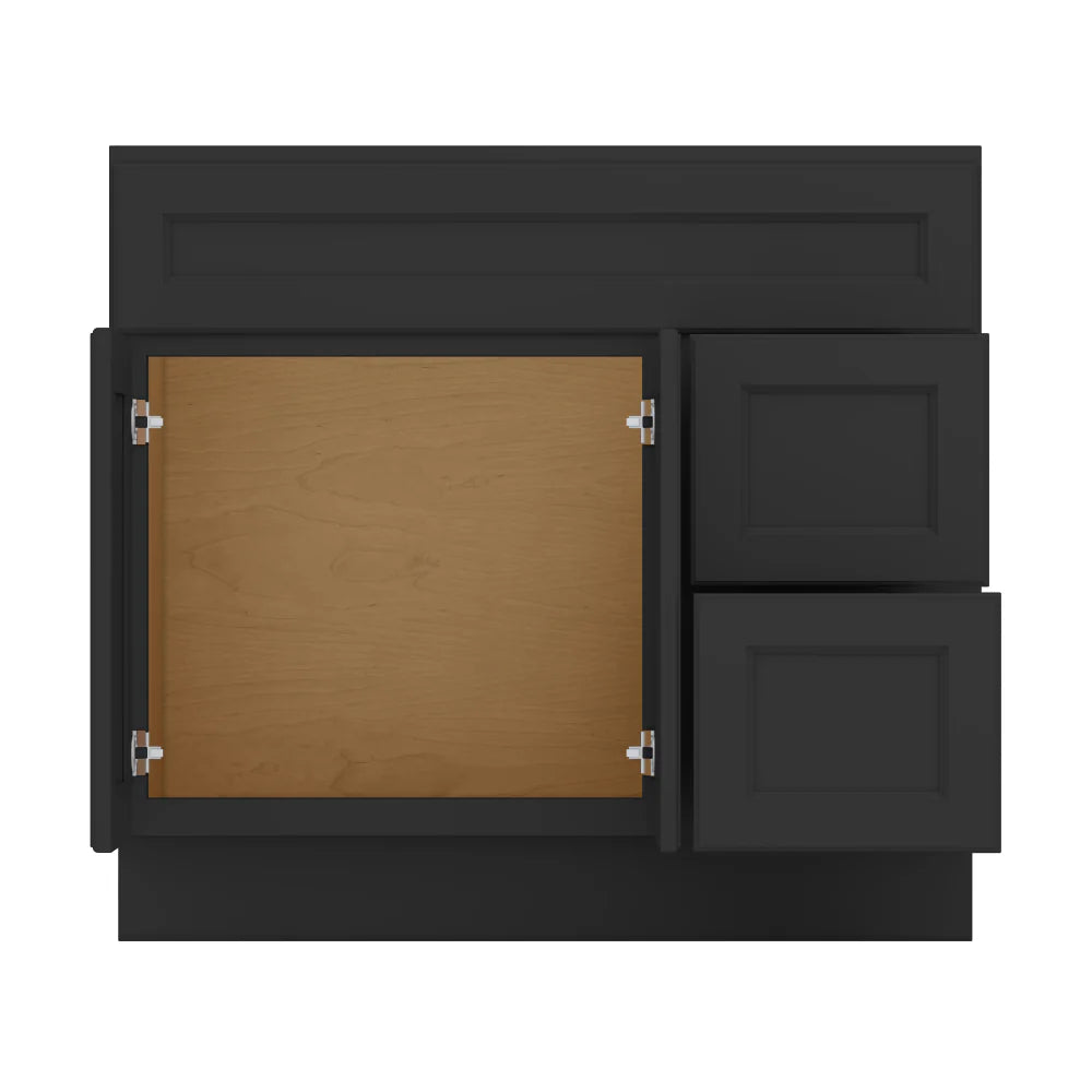 J&K Charcoal E2 Vanity Sink Combo 36" W x 33" H x 21" D