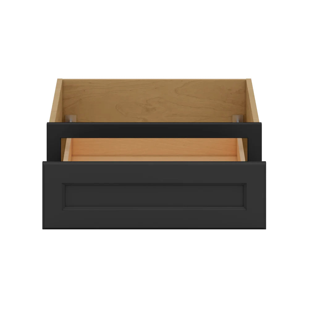 J&K Charcoal E2 24" W x 7-1/2" H or 8-1/2" H Knee Drawer