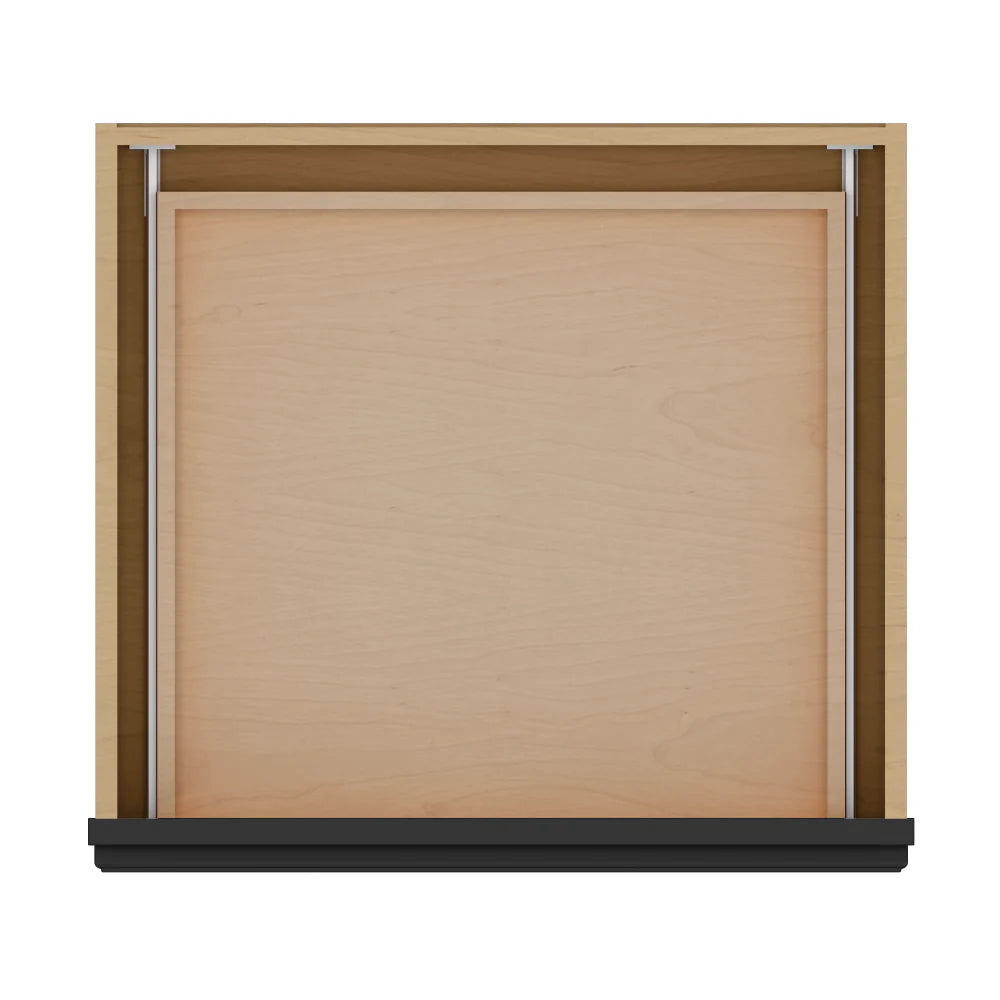 J&K Charcoal E2 24" W x 7-1/2" H or 8-1/2" H Knee Drawer