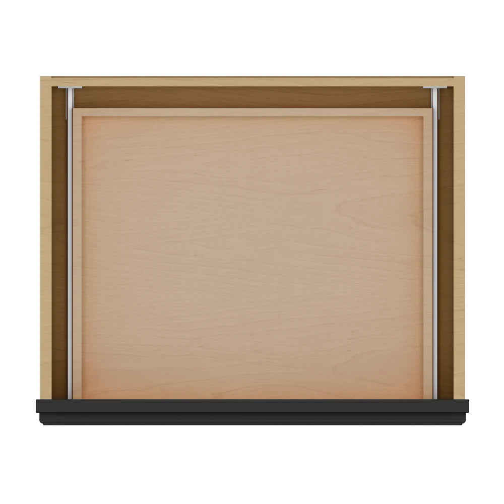 J&K Charcoal E2 27" W x 7-1/2" H or 8-1/2" H Knee Drawer