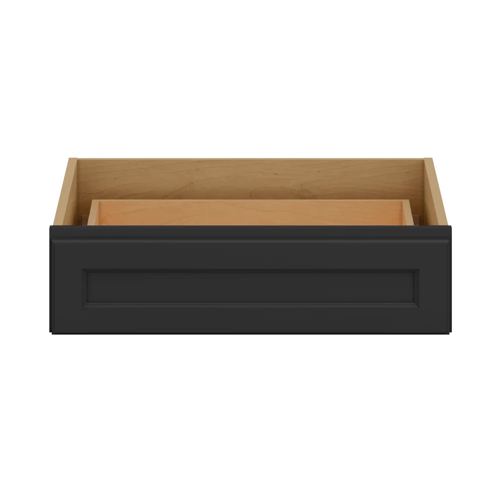 J&K Charcoal E2 30" W x 7-1/2" H or 8-1/2" H Knee Drawer