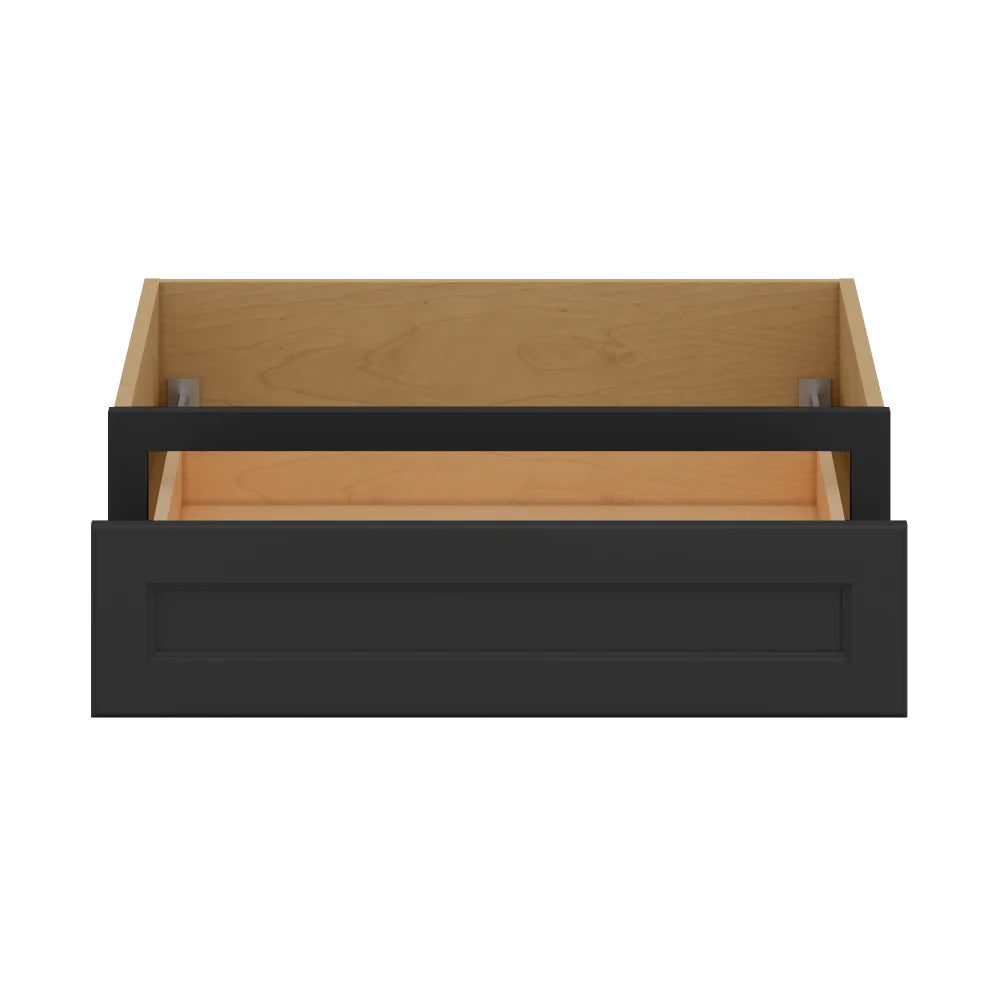 J&K Charcoal E2 30" W x 7-1/2" H or 8-1/2" H Knee Drawer