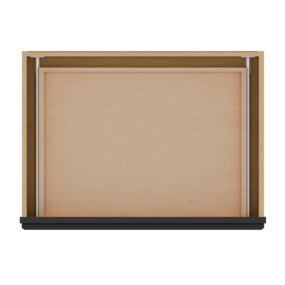 J&K Charcoal E2 30" W x 7-1/2" H or 8-1/2" H Knee Drawer