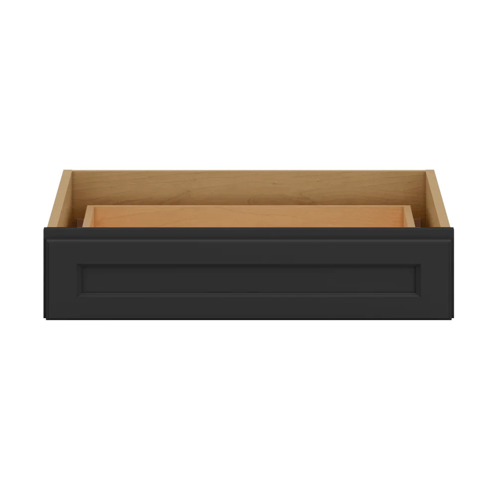J&K Charcoal E2 36" W x 7-1/2" H or 8-1/2" H Knee Drawer