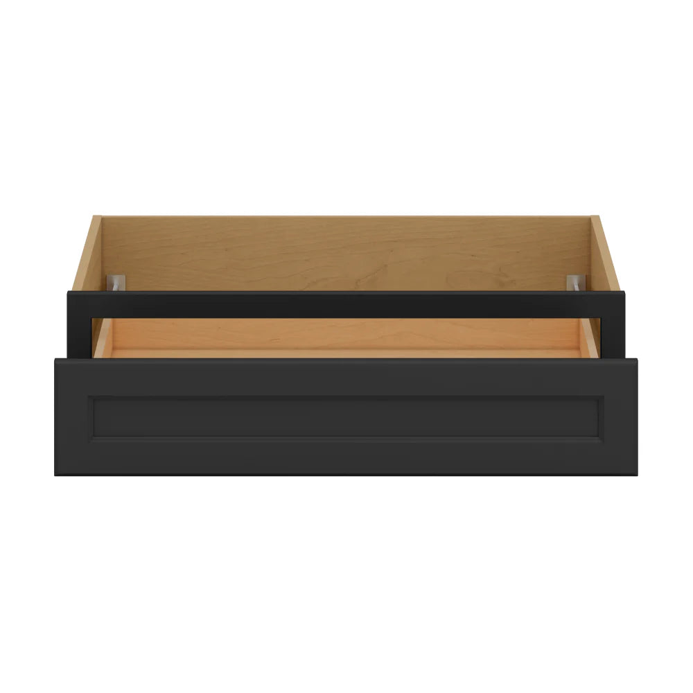 J&K Charcoal E2 36" W x 7-1/2" H or 8-1/2" H Knee Drawer
