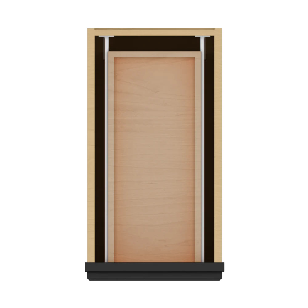 J&K Charcoal E2 Vanity 3 Drawer Base 12" W x 33" H x 21" D