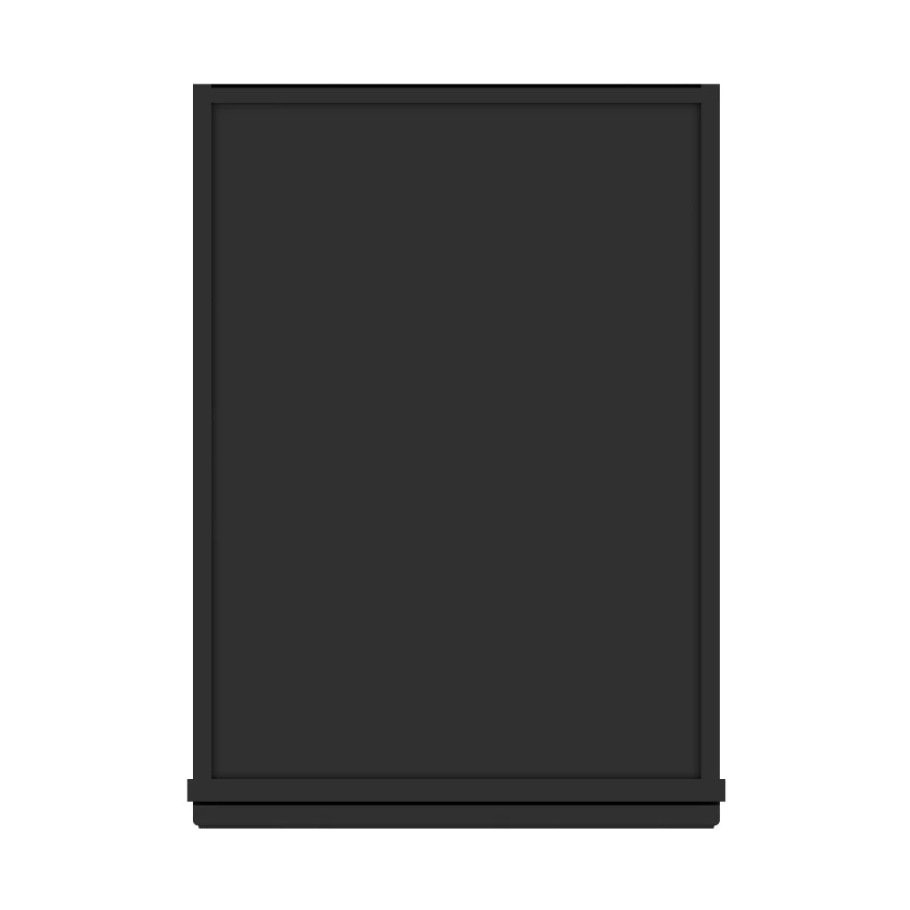 J&K Charcoal E2 Vanity Linen 18" W x 81" H x 24" D