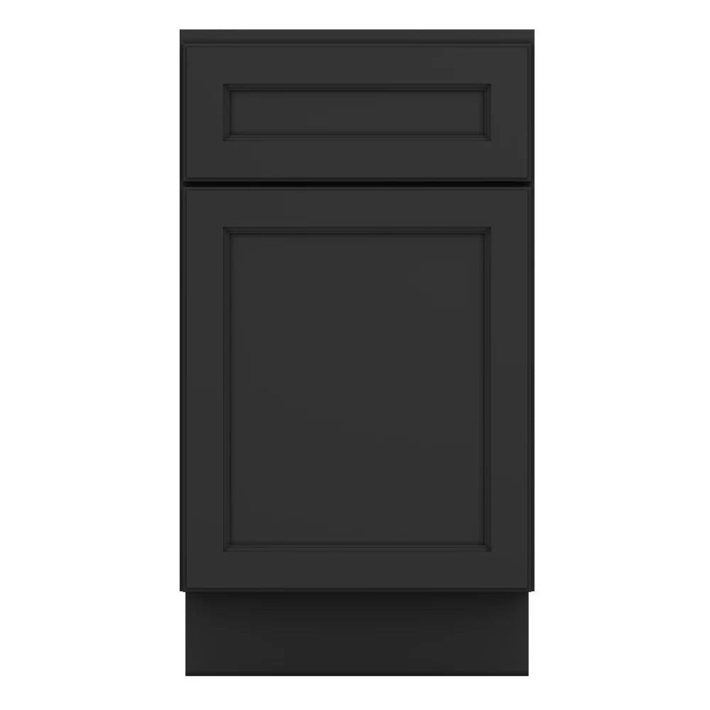 J&K Charcoal E2 Vanity Base Door/Drawer 18" W x 33" H x 21" D