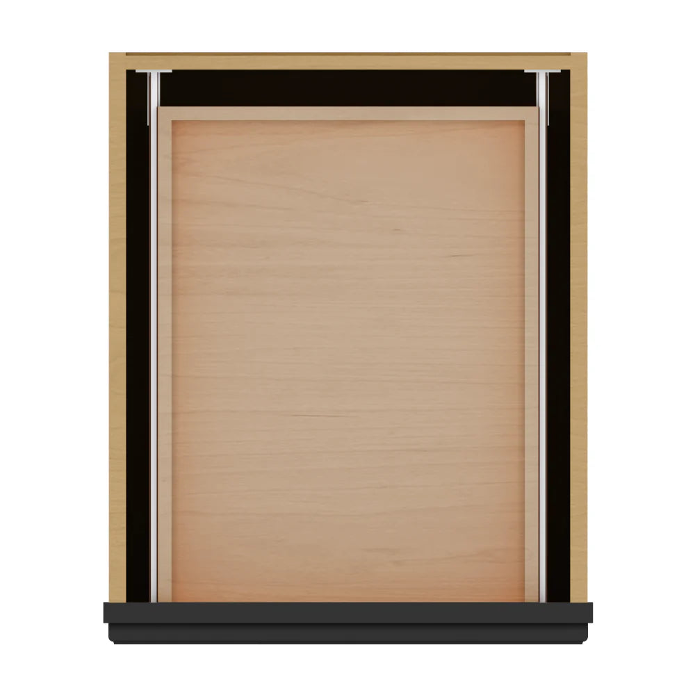 J&K Charcoal E2 Vanity 3 Drawer Base 18" W x 33" H x 21" D