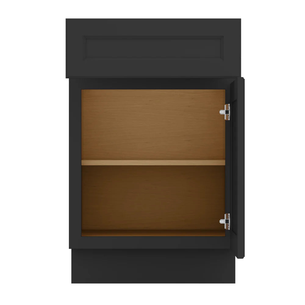 J&K Charcoal E2 Vanity Base Door/Drawer 21" W x 33" H x 21" D