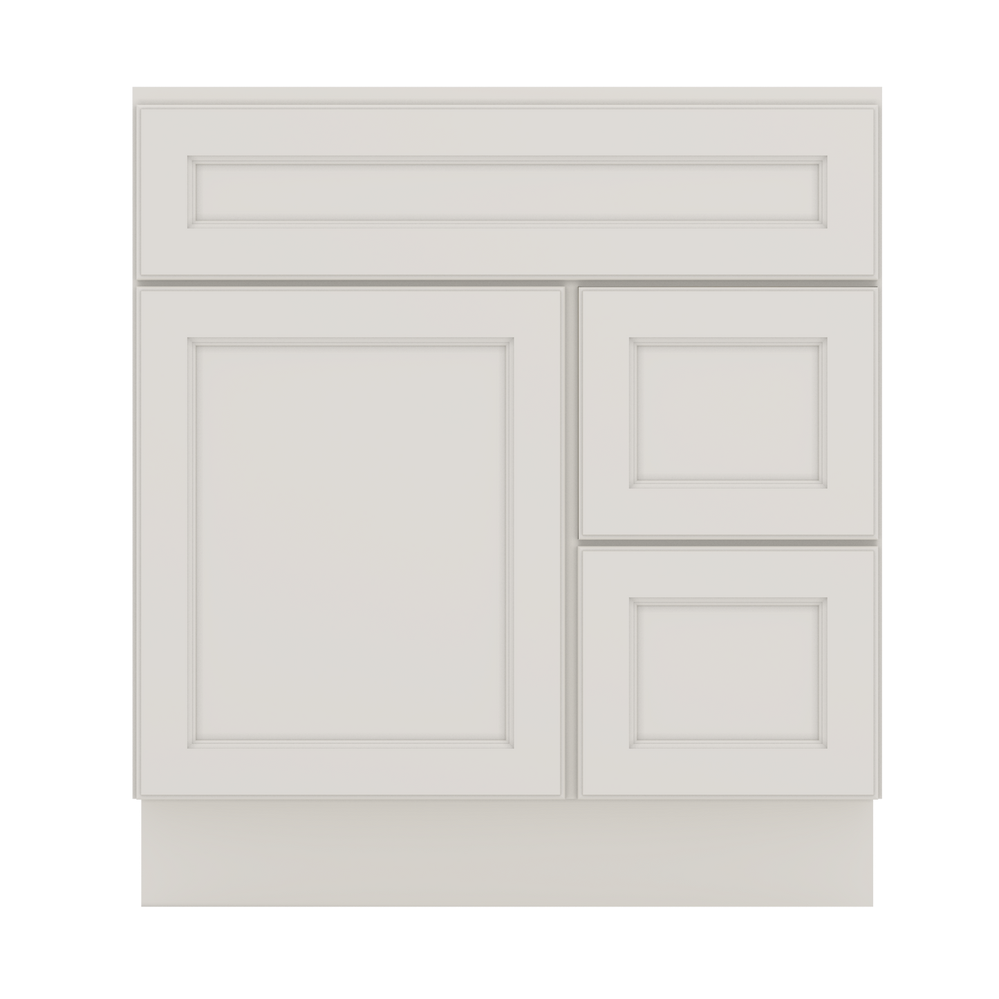 J&K Dove E1 Vanity Sink Combo 30" W x 33" H x 21" D