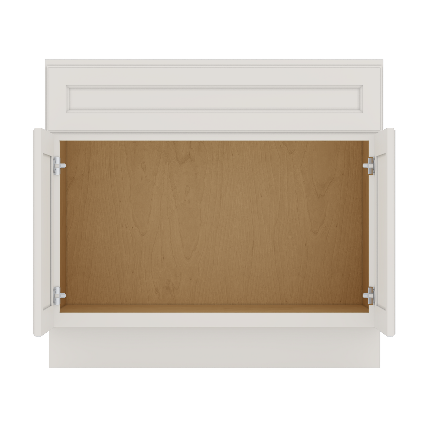 J&K Dove E1 Vanity Base Sink Door/False Drawer 36" W x 33" H x 21" D