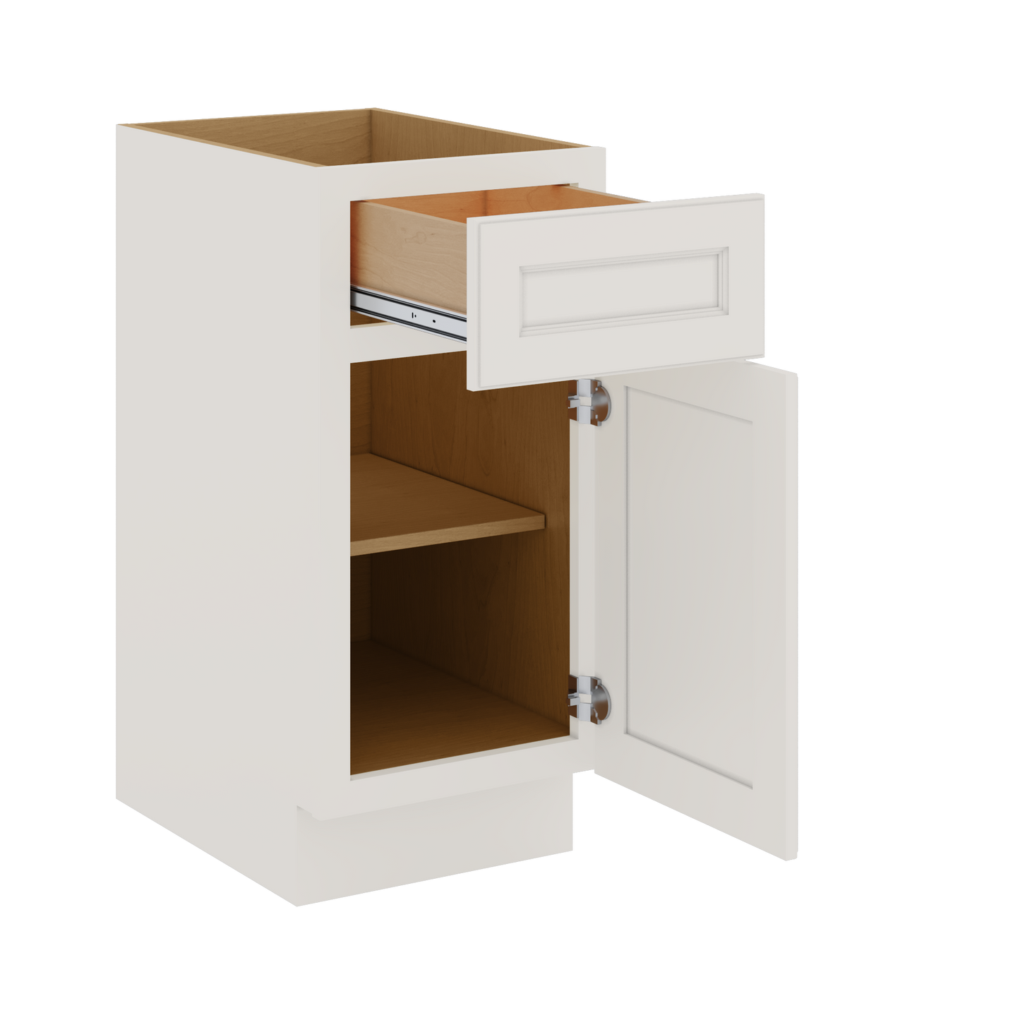 J&K Dove E1 Vanity Base Door/Drawer 15" W x 33" H x 21" D