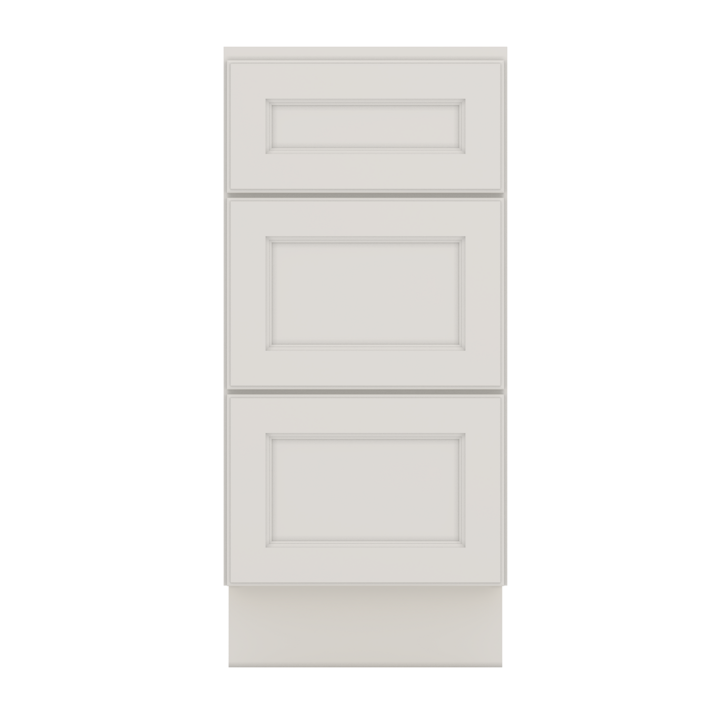 J&K Dove E1 Vanity 3 Drawer Base 15" W x 33" H x 21" D