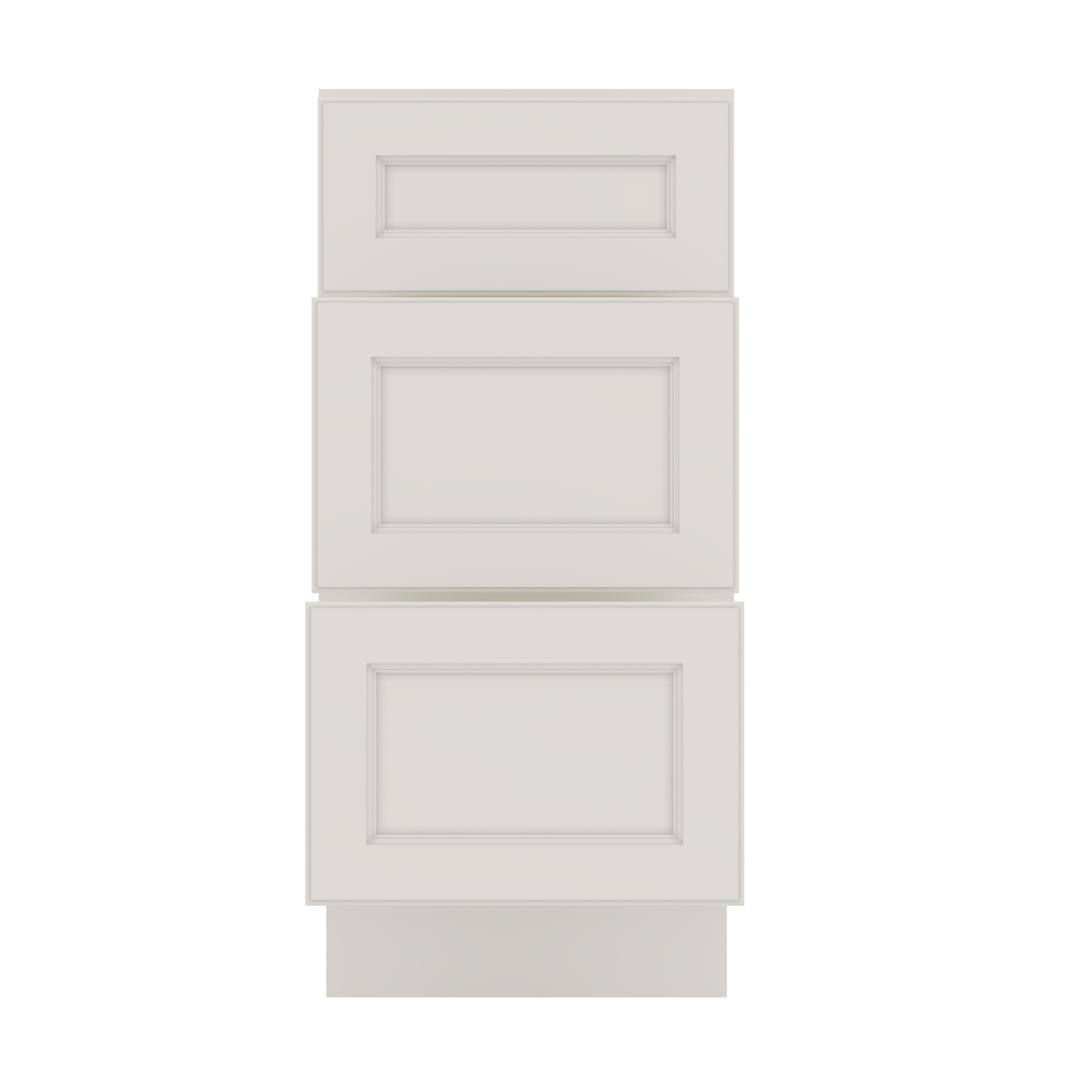 J&K Dove E1 Vanity 3 Drawer Base 15" W x 33" H x 21" D