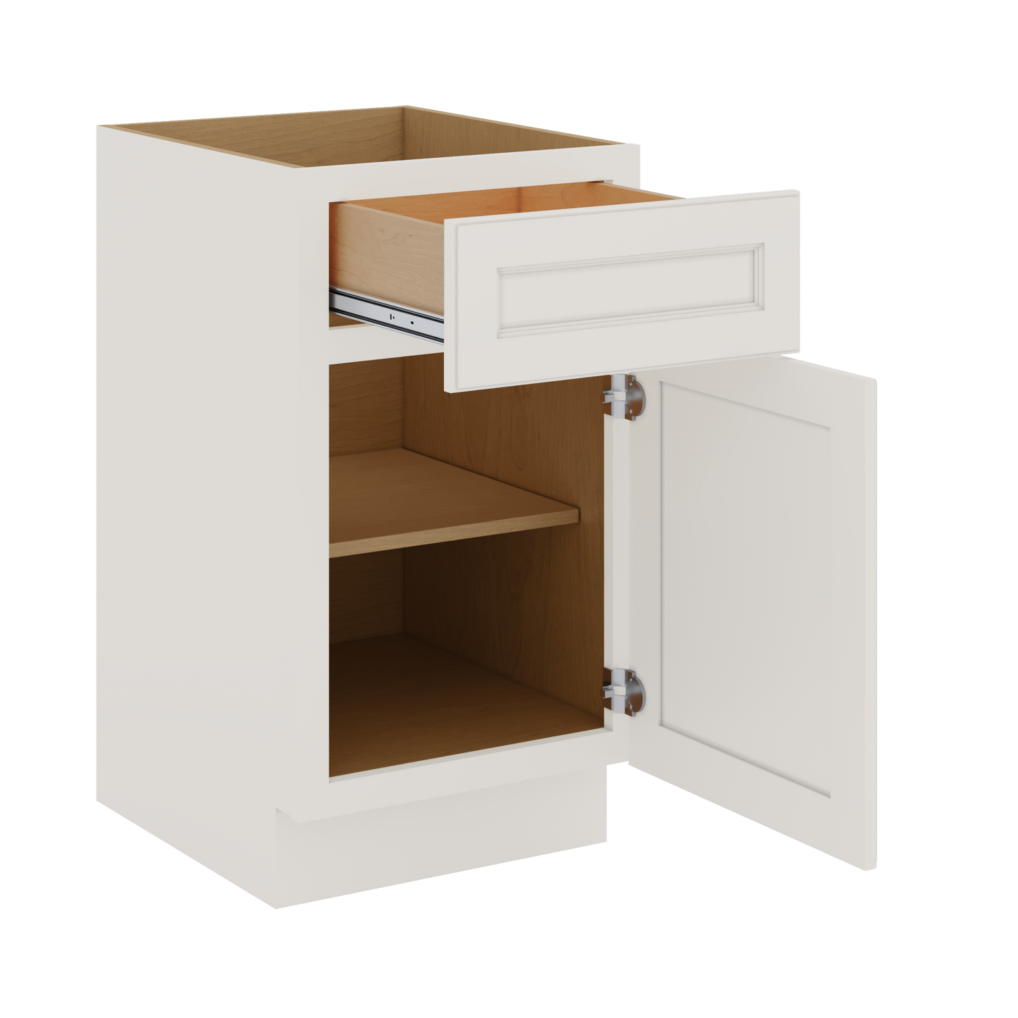 J&K Dove E1 Vanity Base Door/Drawer 18" W x 33" H x 21" D