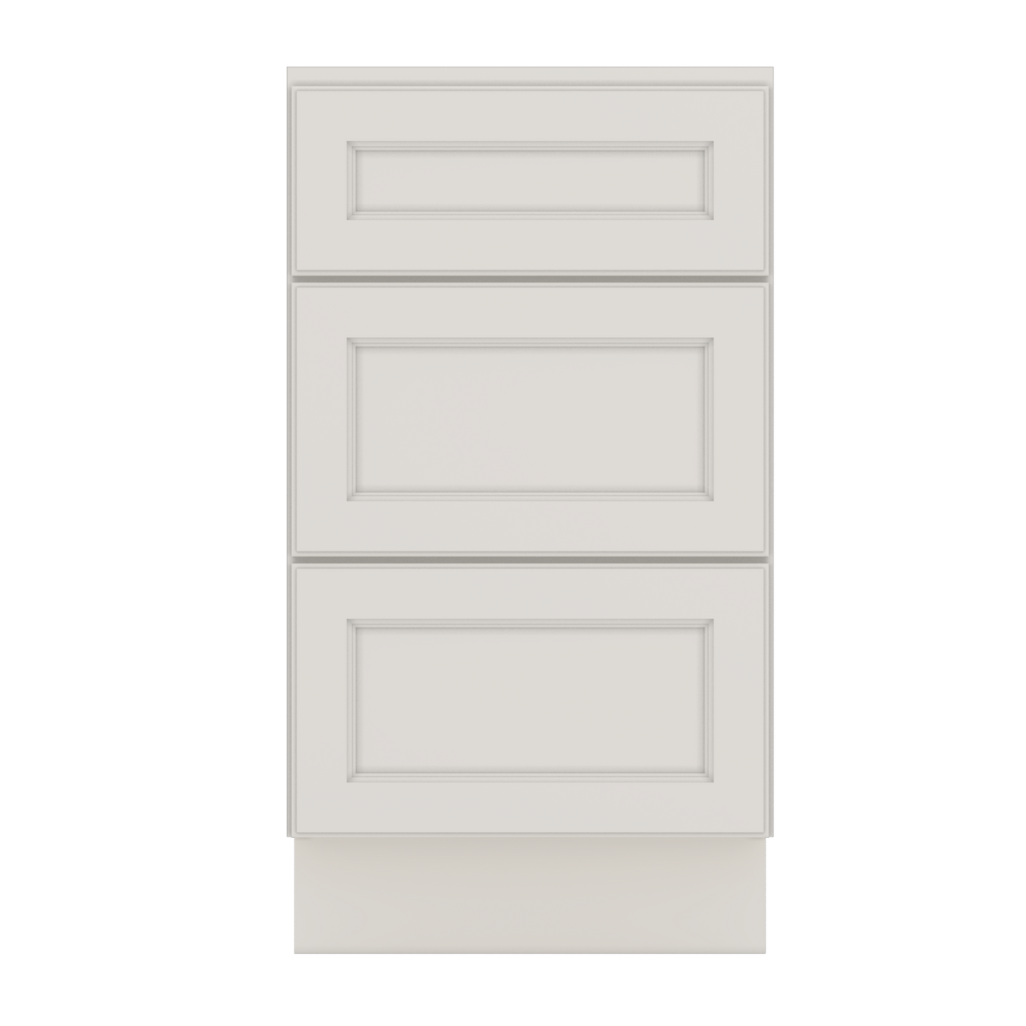 J&K Dove E1 Vanity 3 Drawer Base 18" W x 33" H x 21" D