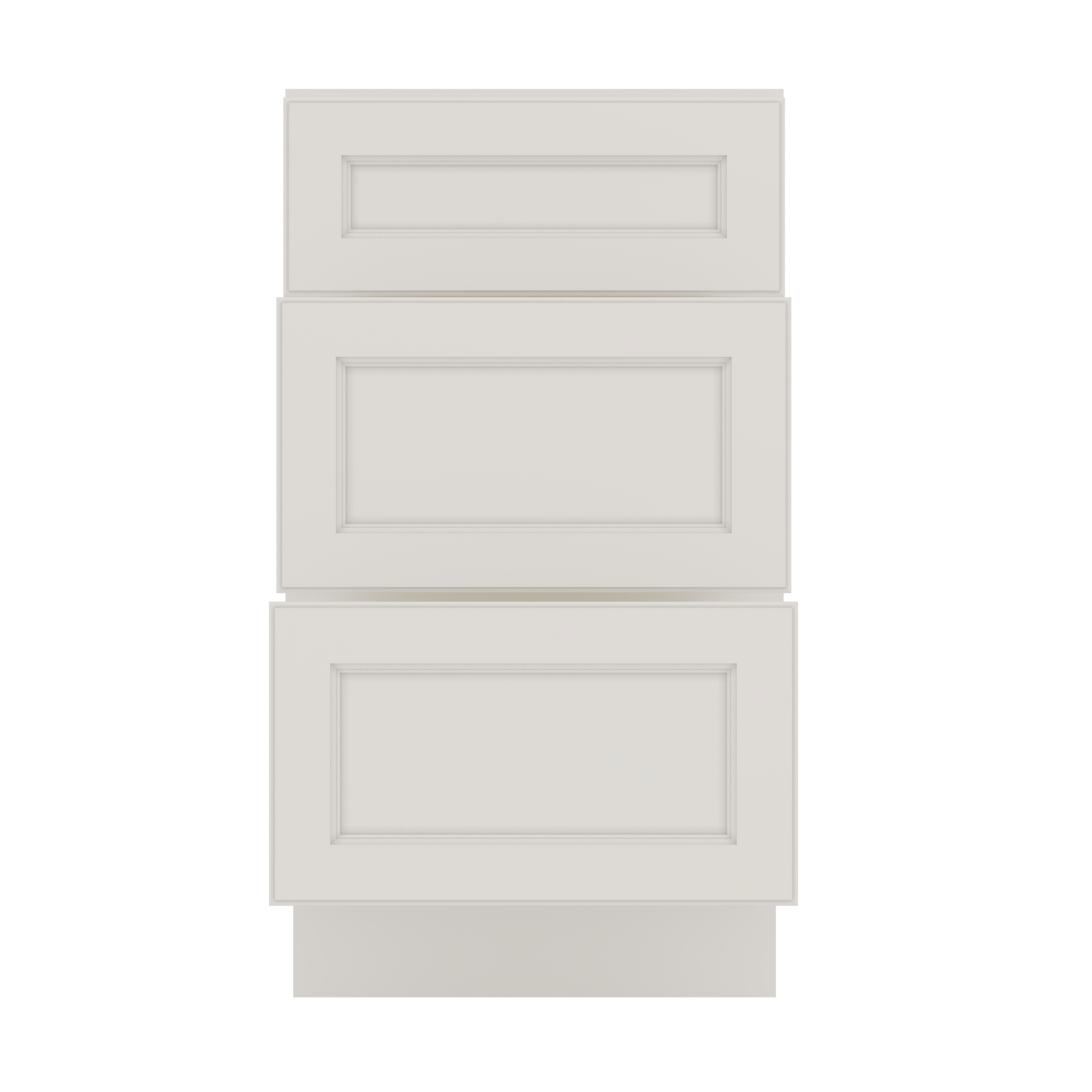 J&K Dove E1 Vanity 3 Drawer Base 18" W x 33" H x 21" D
