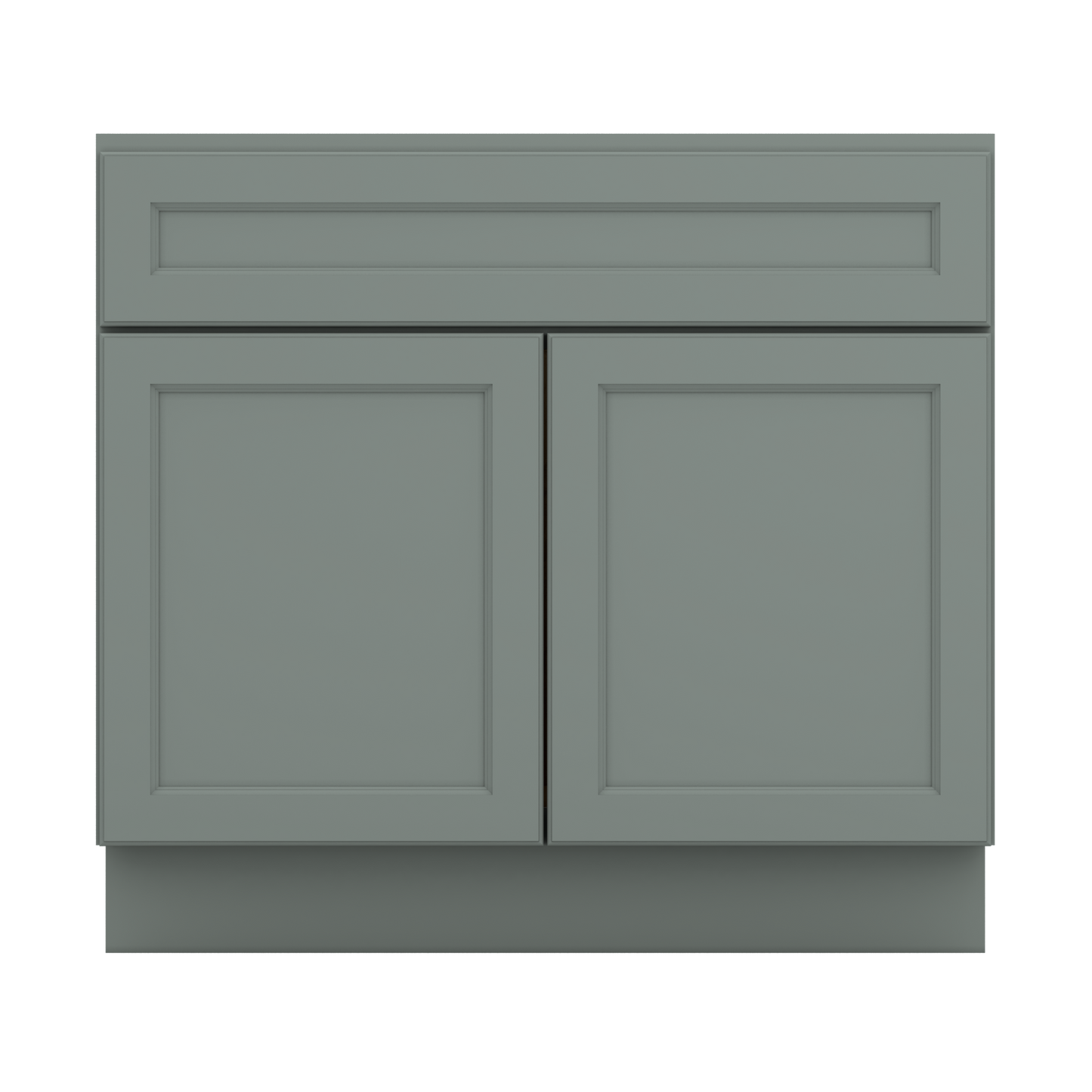 J&K Sage E3 Vanity Base Sink Door/False Drawer 36" W x 33" H x 21" D