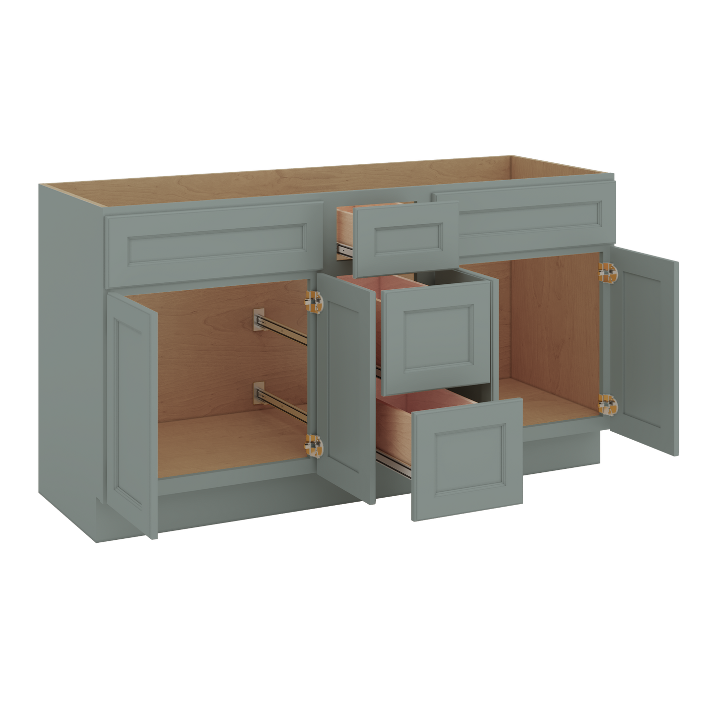 J&K Sage E3 Vanity Sink Combo 60" W x 33" H x 21" D