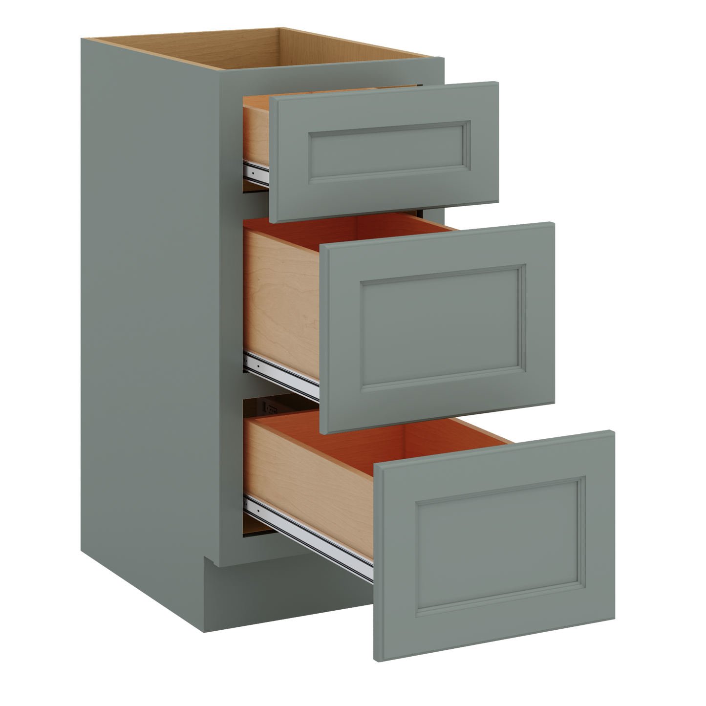 J&K Sage E3 Vanity 3 Drawer Base 15" W x 33" H x 21" D