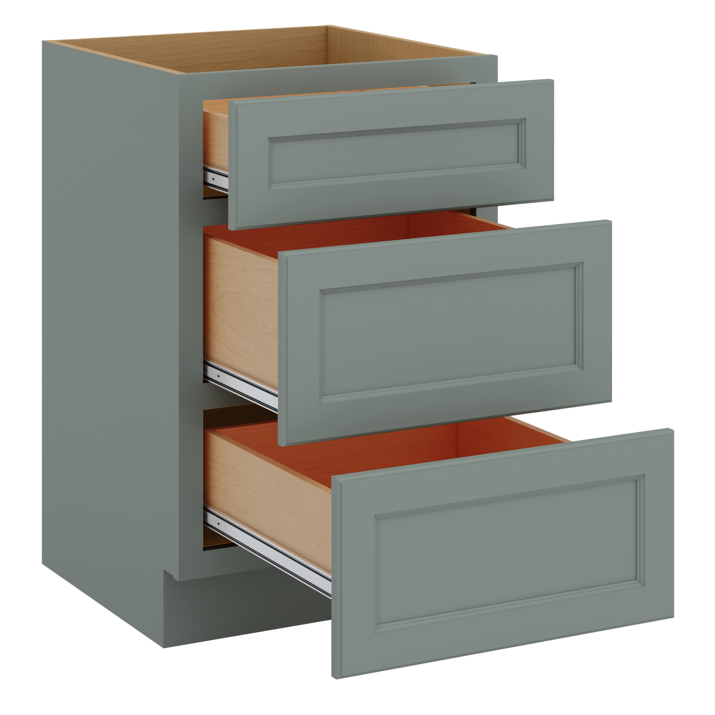 J&K Sage E3 Vanity 3 Drawer Base 21" W x 33" H x 21" D
