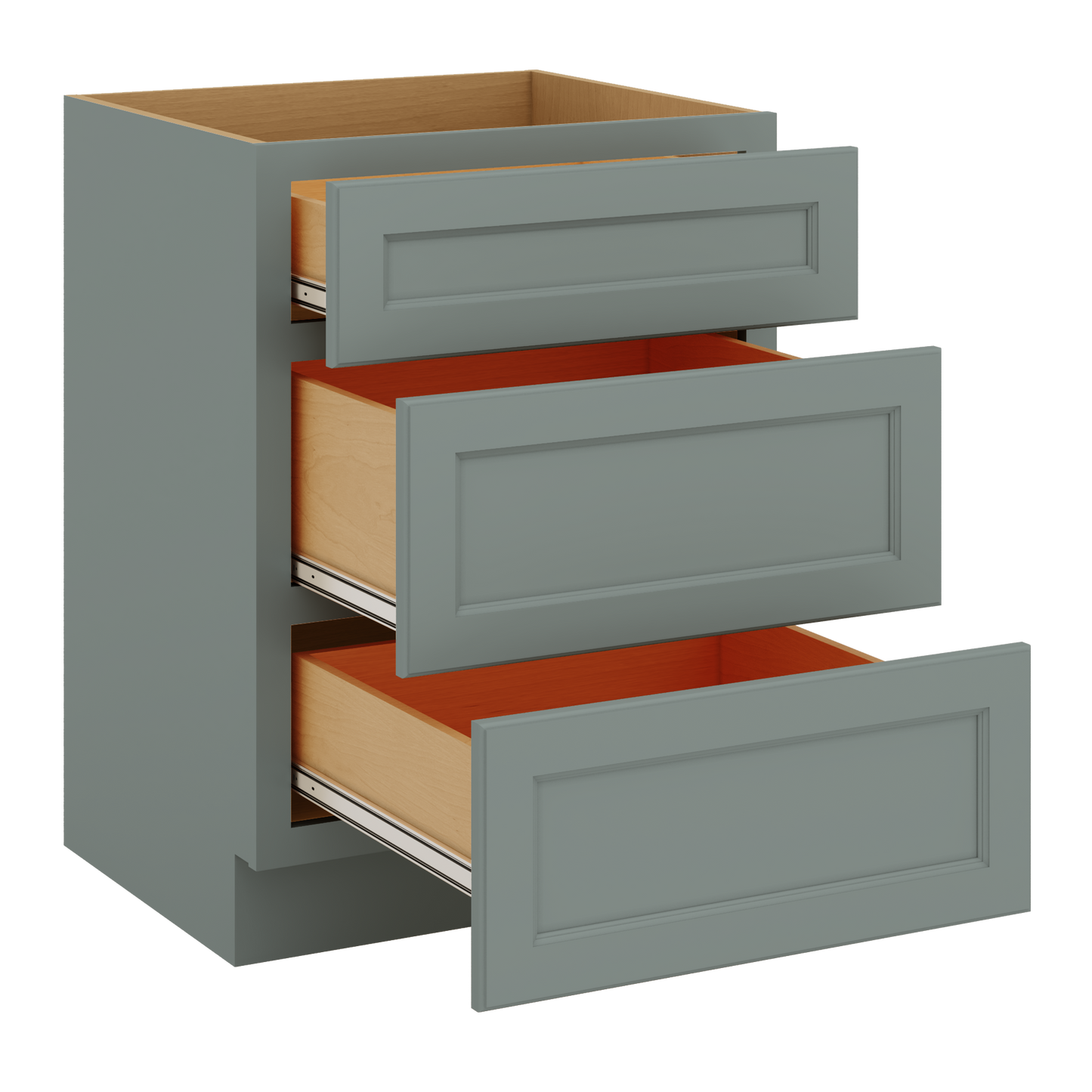 J&K Sage E3 Vanity 3 Drawer Base 24" W x 33" H x 21" D