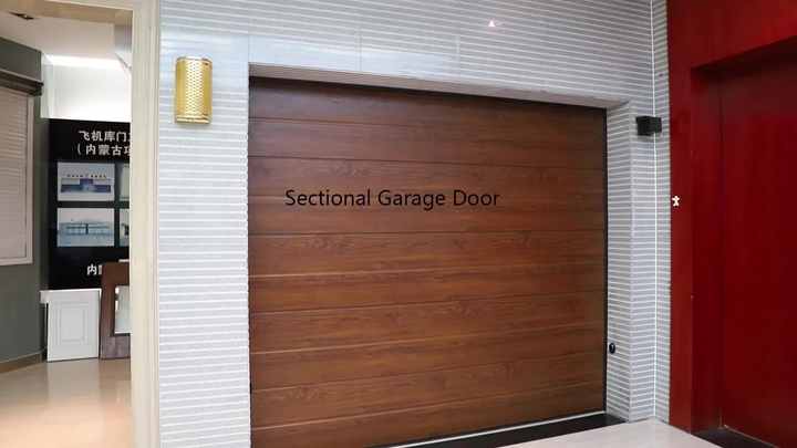 Automatic Insulated Steel Garage Door – Modern Roll-Up Sectional Design