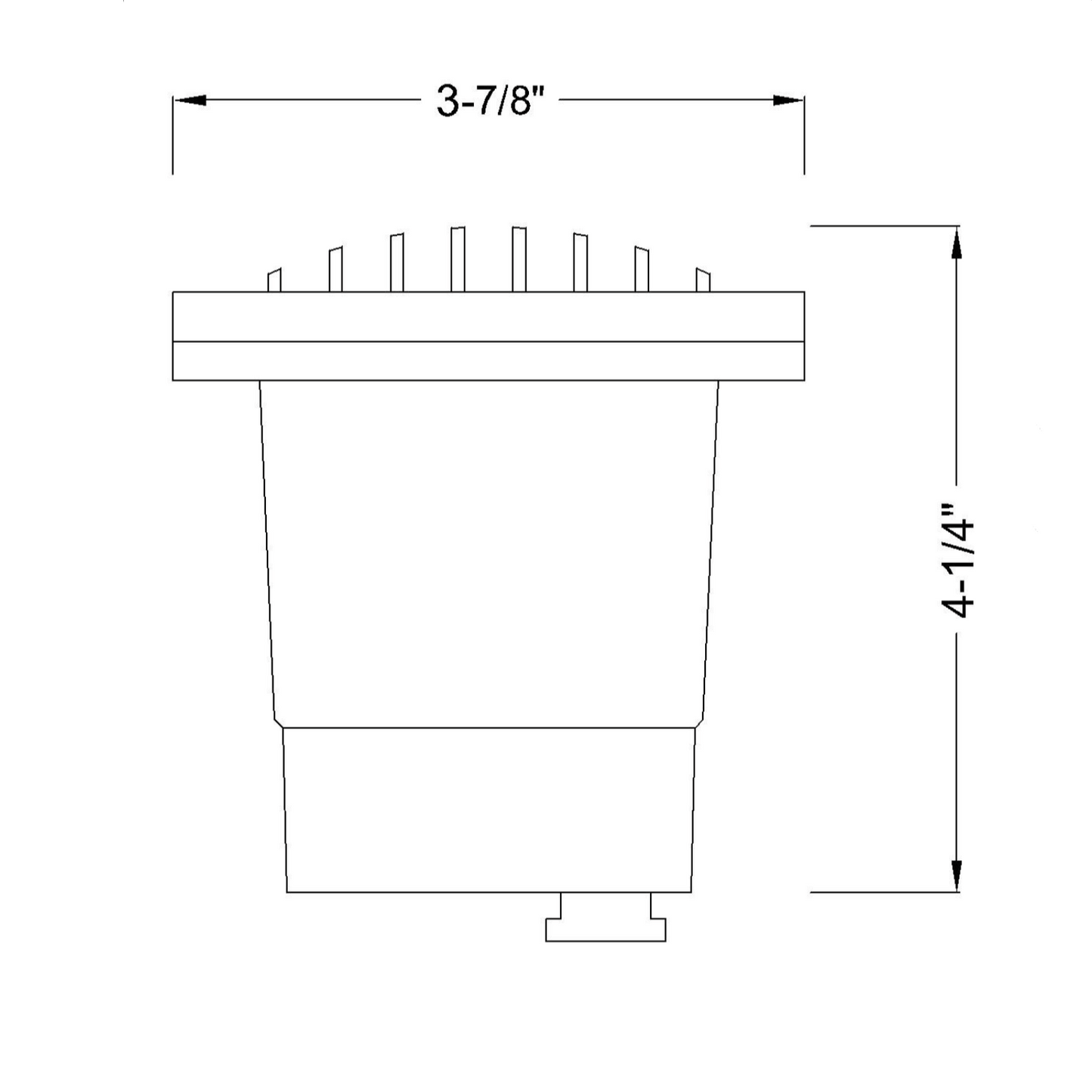 Tulay Black Brass In-Ground Well Light