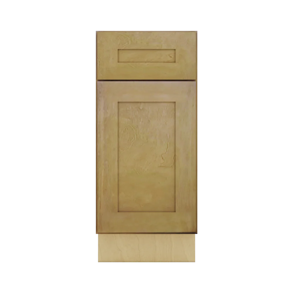 Modernform Cabinet Natural Shaker 15" W X 34 1/2" H X 21" D Base 1 Door/1 Drawer