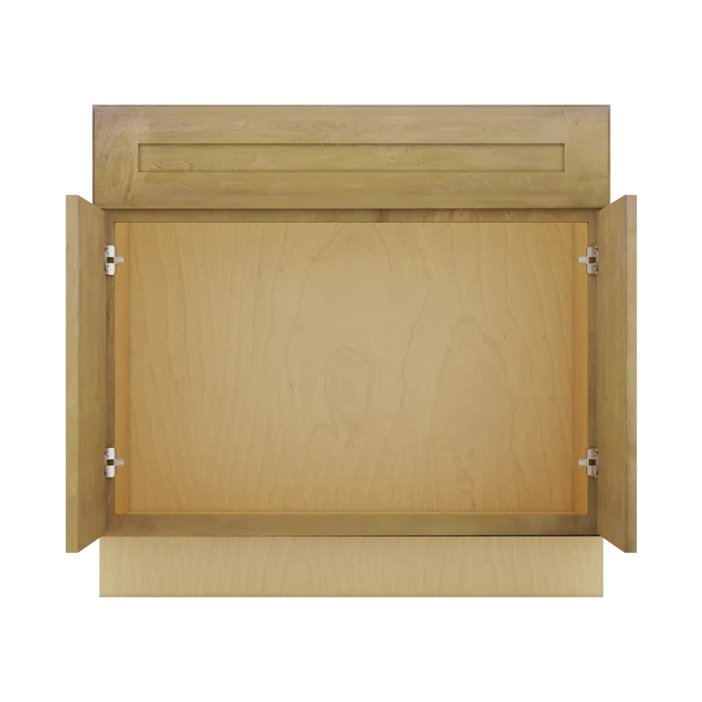 Modernform Cabinet Natural Shaker 36" W X 34 1/2" H X 21" D Sink Base 2 Doors/1 False Front