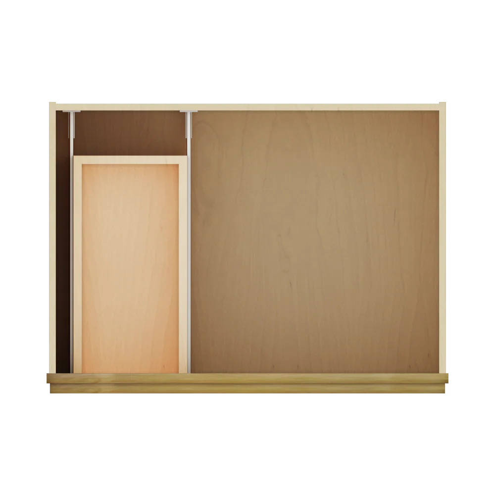 Modernform Cabinet Natural Shaker 30" W X 34 1/2" H X 21" D Combo Cabinet w/2 Tub Drawers