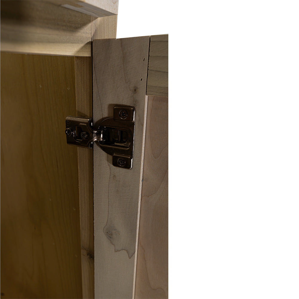 30 in. Sink and Drawer Base Vanity Bathroom Cabinet in Unfinished Poplar | Shaker Style