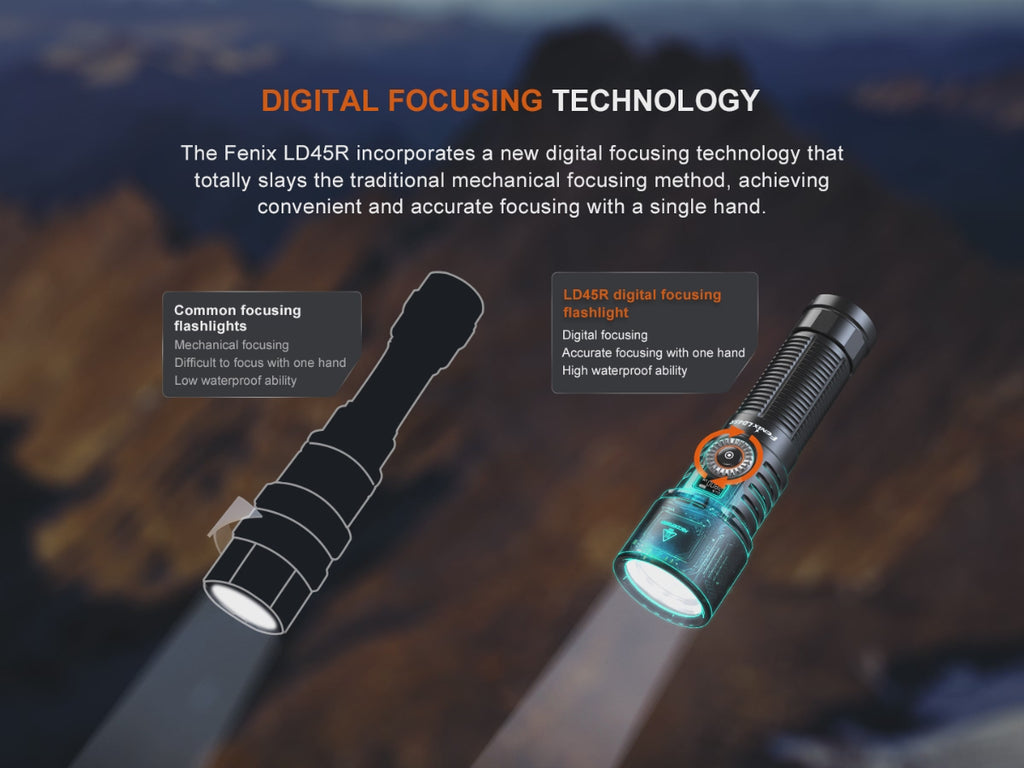 Fenix LD45R Adjustable Beam Flashlight