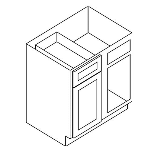 PW-BBLC42/45-39"W ( Base Blind Corner * 39"Wx24"Dx34.5"H * Min Pull From: 42"W to 45"W )