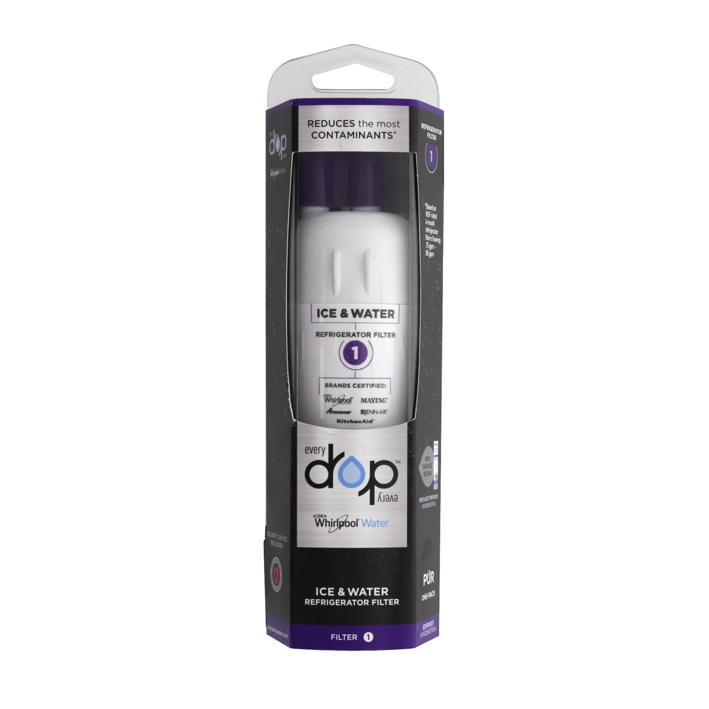 Whirlpool W10295370A EveryDrop EDR1RXD1 (Filter 1) Ice and Water Refrigerator Filter