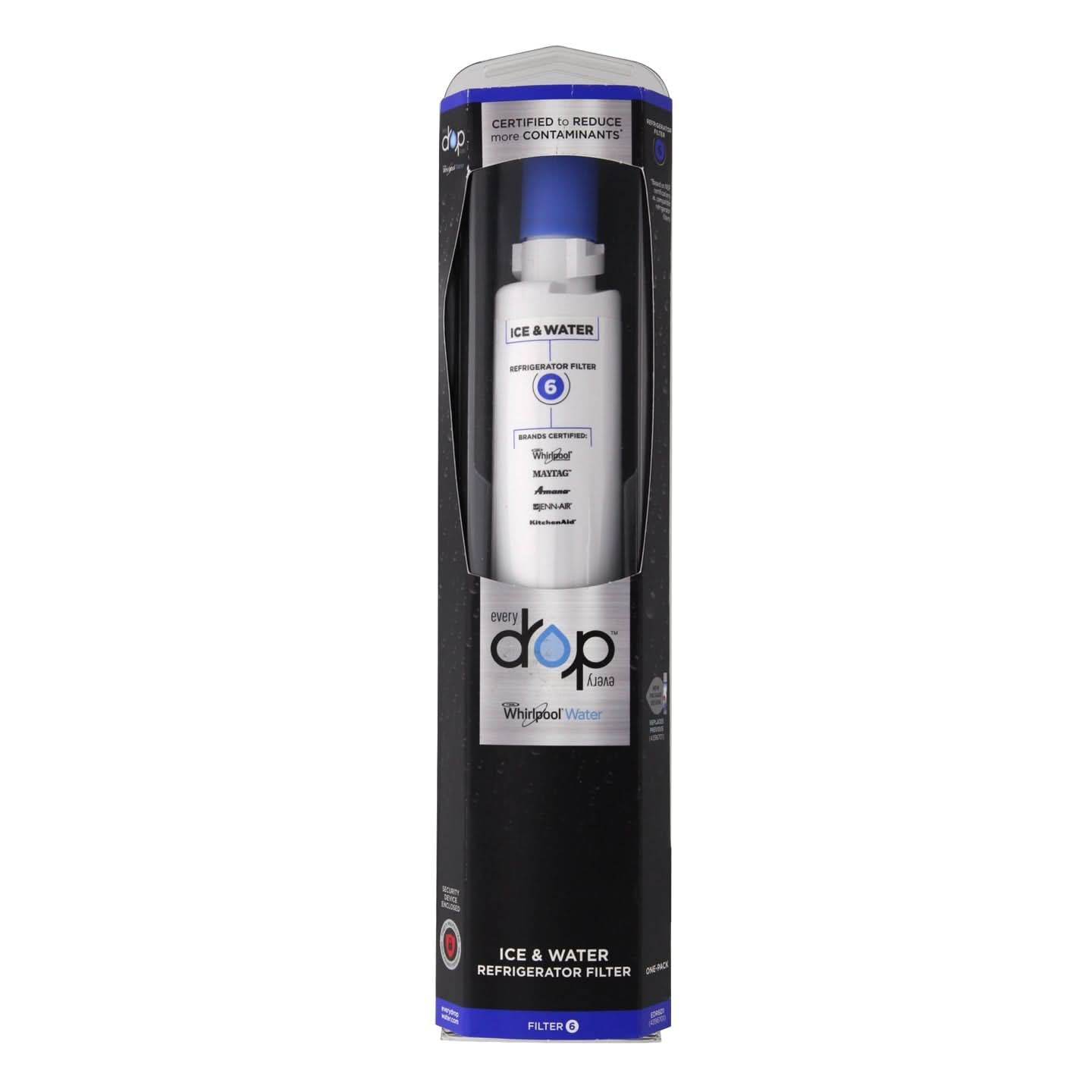 Whirlpool 4396701 EveryDrop EDR6D1 (Filter 6) Ice and Water Refrigerator Filter