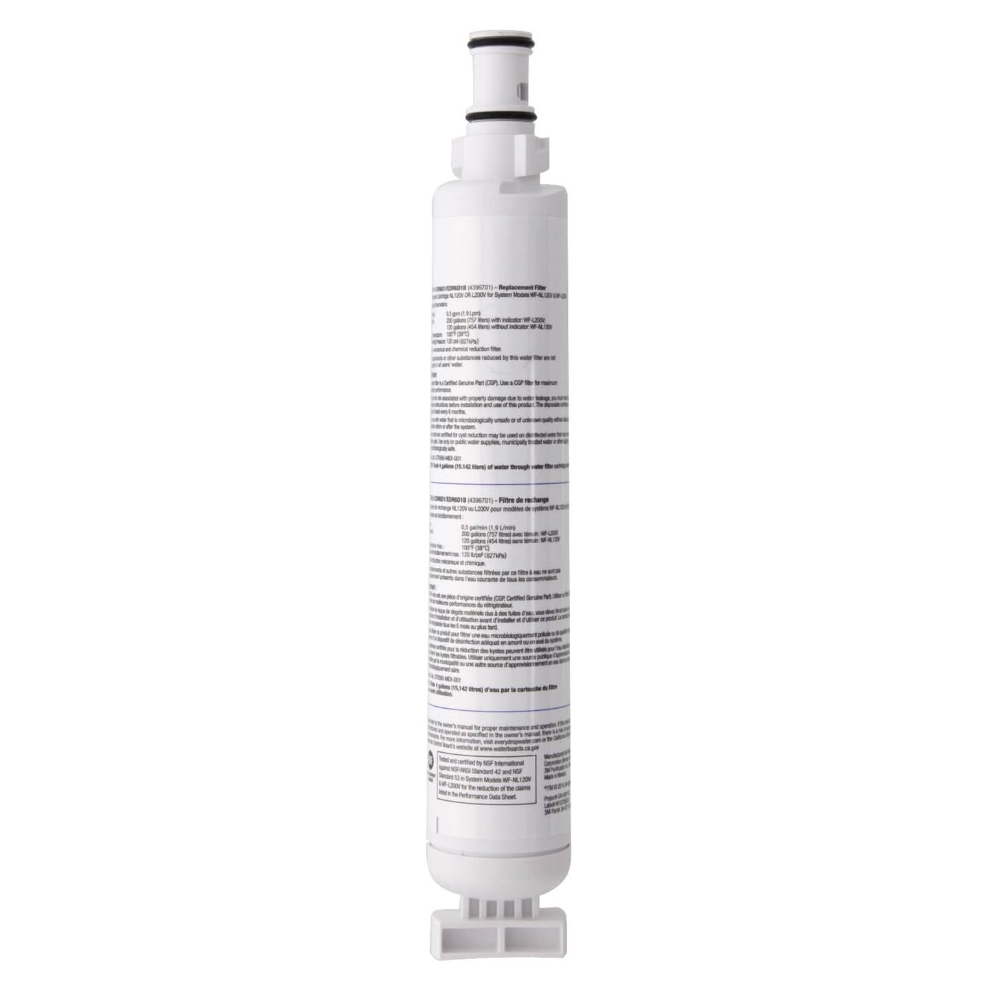 Whirlpool 4396701 EveryDrop EDR6D1 (Filter 6) Ice and Water Refrigerator Filter