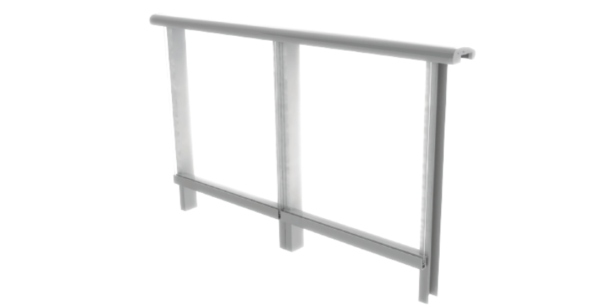 ESR 3030 modular glass railing system